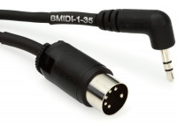 <b>BOSS BMIDI-1-35</b> Cable Mini-jack TRS stereo y MIDI standard 5-pinos 30cm <b>Garantia Vitalícia</b> <b>BOSS BMIDI-1-35</b> Cable Mini-jack TRS stereo y MIDI standard 5-pinos 30cm <b>Garantia Vitalícia</b>